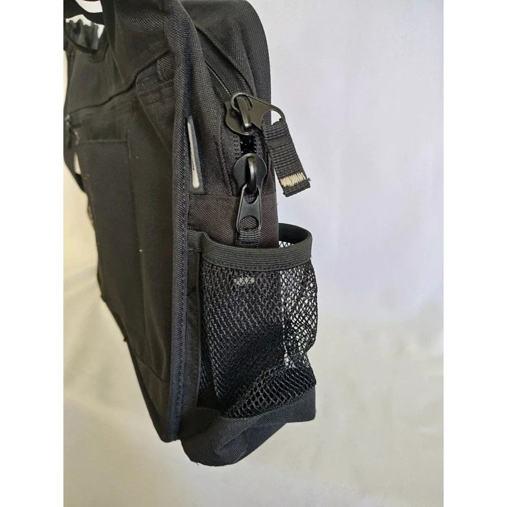 OGIO Tech Specs HTC Laptop Sleeve Black Nylon Multi Pockets Messenger Bag Clean!